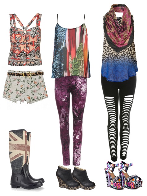 Mixed Prints Outfits