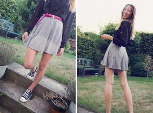 Skater skirt outfit