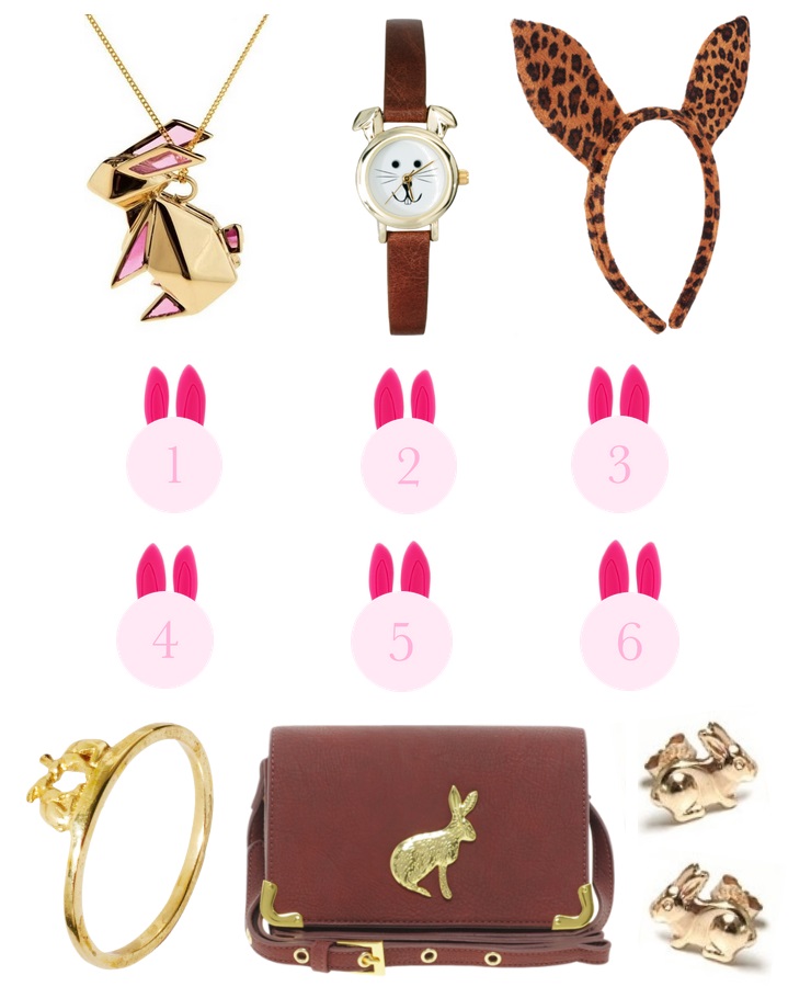 Bunny rabbit inspired fashion and jewellery 