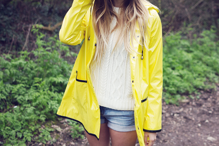 Yellow raincoat 