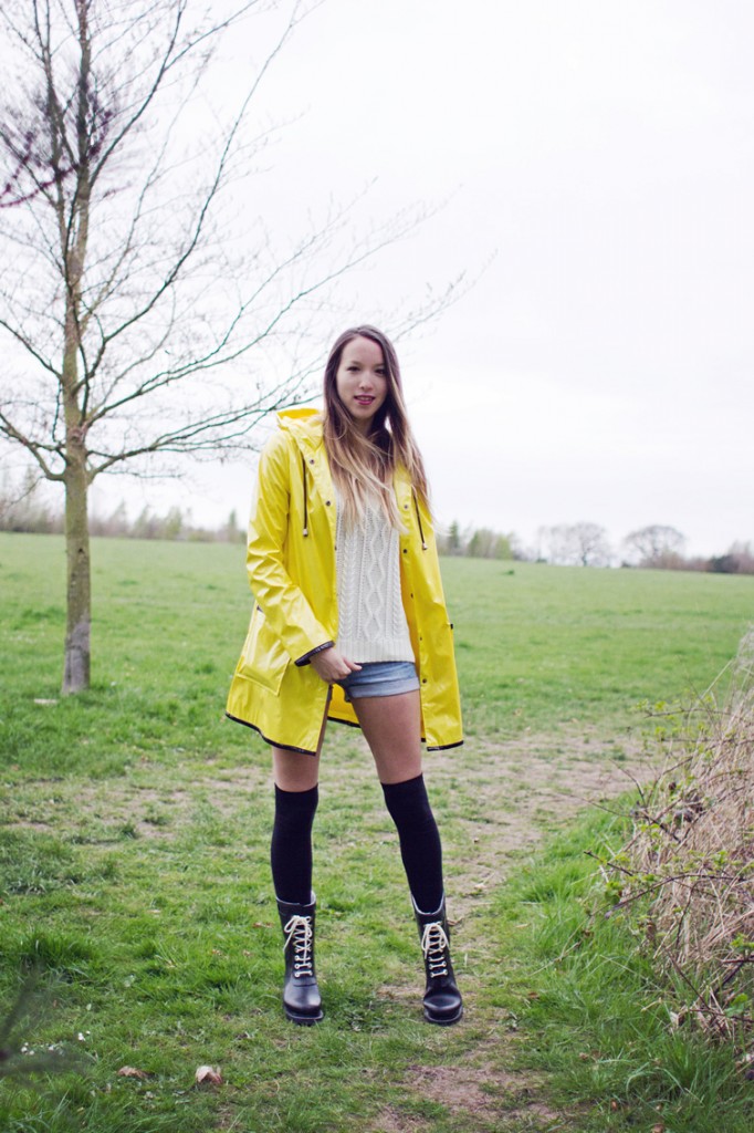 Rainy Summer Music Festival Outfit Girl in the Lens