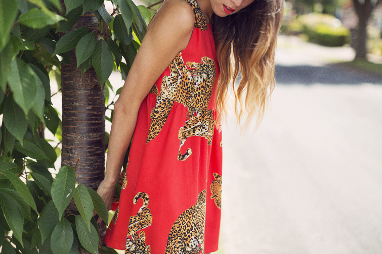 MINKPINK leopard dress